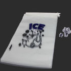 La glace en plastique d'espace libre de LDPE de 10LBS 20LBS met en sac avec le client propre logo