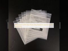 Sachet plastique en polyéthylène basse densité (LDPE) imperméable avec fermeture à glissière pour médicaments, pour la distribution de pilules