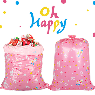 Sacs enormes en plastique d'emballage cadeau d'extra large pour la fête de naissance thermoscellée