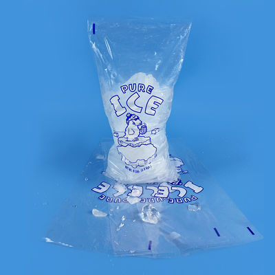 Sachets en plastique de cordon d'ODM d'OEM de LDPE de catégorie comestible pour l'entreposage dans la glace
