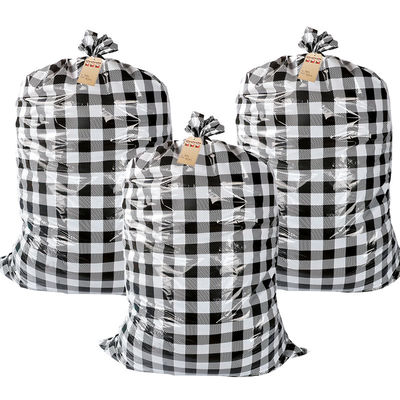 sacs de cadeau de Noël d'extra large de LDPE de pouce de 36x56 36x44