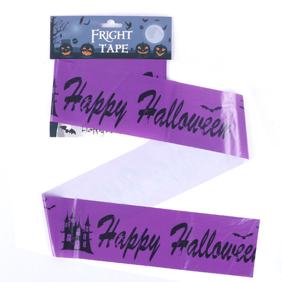 Bannière de précaution de LDPE de partie de la bande 0.04mm d'effroi d'ISO9001 Halloween