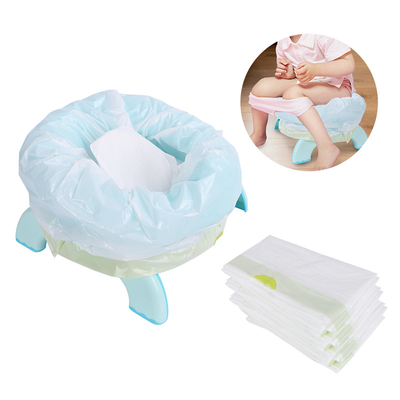 Revêtements en plastique de chaise de pot de siège des toilettes de formation de LDPE avec la protection absorbante superbe